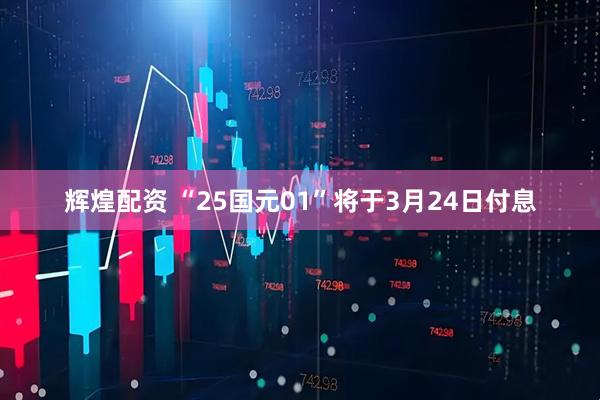 辉煌配资 “25国元01”将于3月24日付息