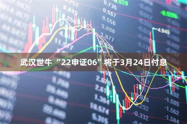 武汉世牛 “22申证06”将于3月24日付息