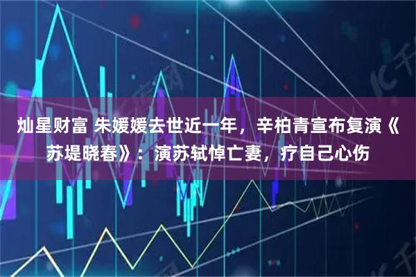 灿星财富 朱媛媛去世近一年，辛柏青宣布复演《苏堤晓春》：演苏轼悼亡妻，疗自己心伤