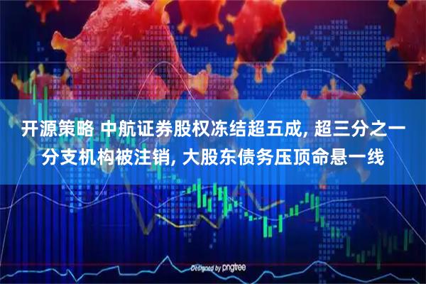开源策略 中航证券股权冻结超五成, 超三分之一分支机构被注销, 大股东债务压顶命悬一线