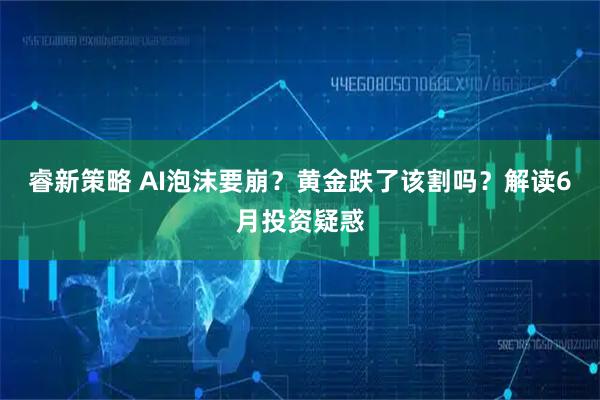 睿新策略 AI泡沫要崩?黄金跌了该割吗?解读6月投资疑惑