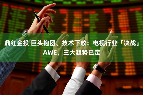 鼎红金投 巨头抱团、技术下放：电视行业「决战」AWE，三大趋势已定