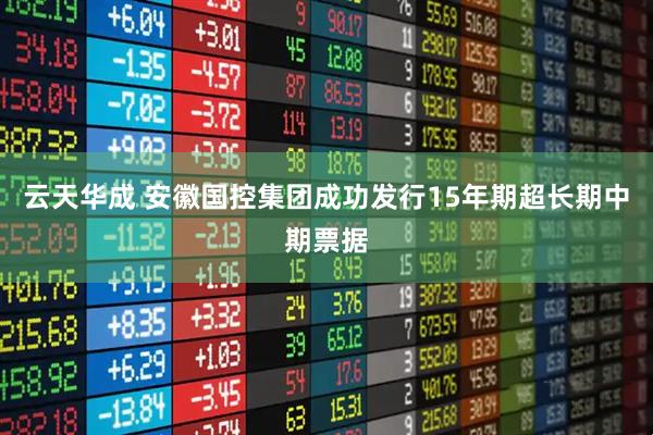 云天华成 安徽国控集团成功发行15年期超长期中期票据
