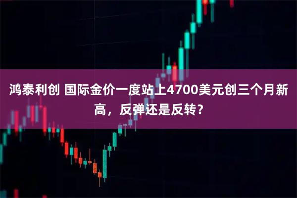 鸿泰利创 国际金价一度站上4700美元创三个月新高，反弹还是反转？