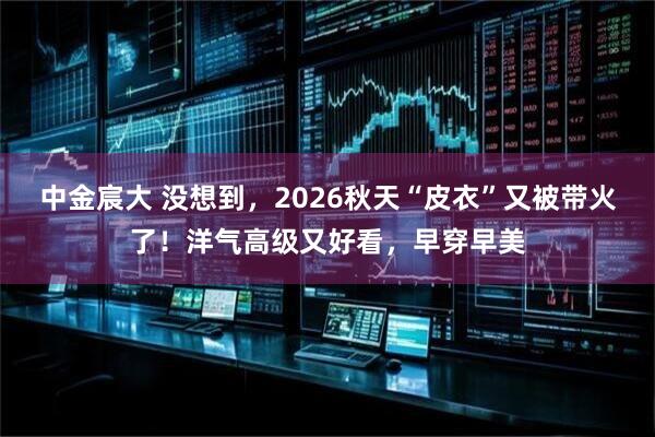 中金宸大 没想到，2026秋天“皮衣”又被带火了！洋气高级又好看，早穿早美
